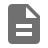 Existing template icon, gray note